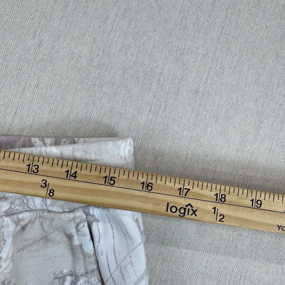 Hollister Women's Sweatpants Drawstring Cream Camo Print White Beige Pants M - Picture 7 of 11